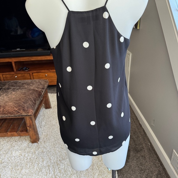 Loft Navy and White Polka Dot Tank NWT - Picture 4 of 4